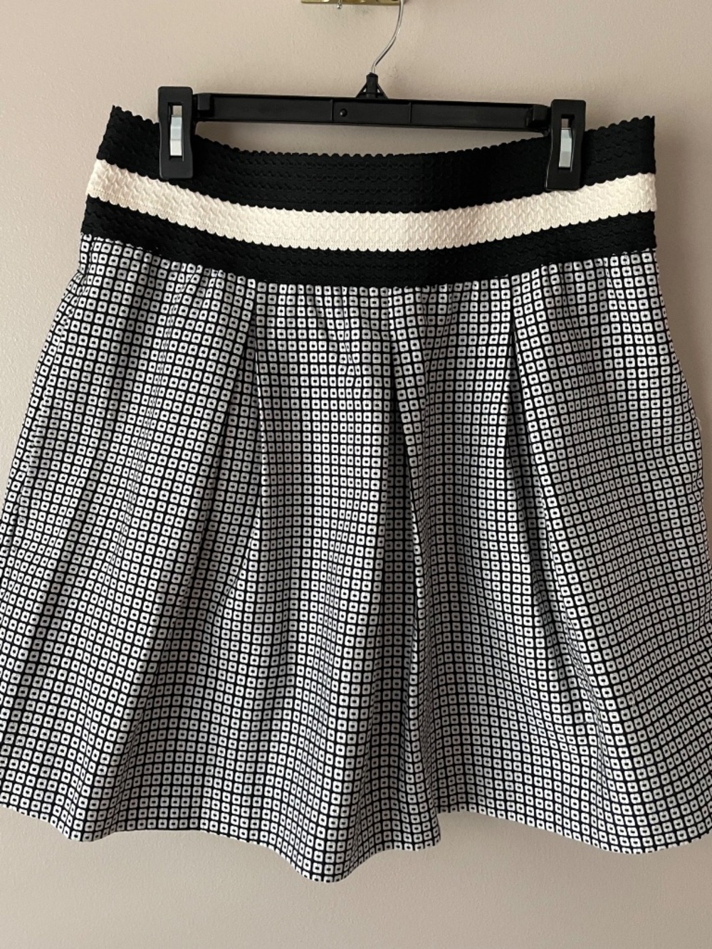 Anthropologie Ballad Swing Skirt High Waist Pleated Mini By Maeve size L